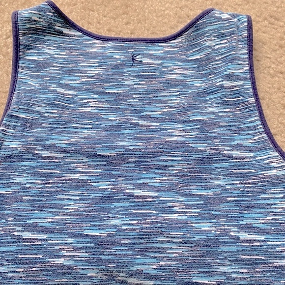 Sz M vintage Danskin Active Womens Workout Tank Top - Picture 6 of 7